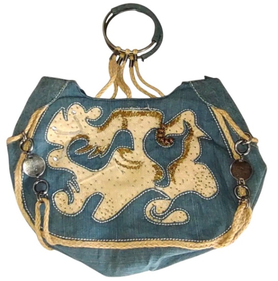 VINTAGE WESTERN WEAR DENIM PURSE