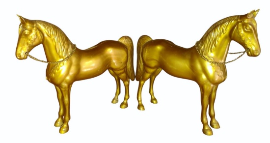 VINTAGE KROLL PLASTIC HORSES
