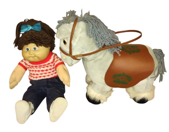 VINTAGE CABBAGE PATCH HORSE & DOLL