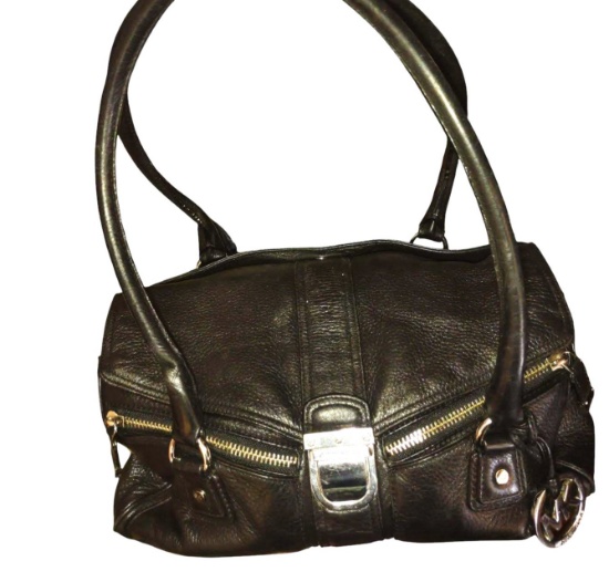 LABELED MICHAEL KORS LEATHER HANDBAG