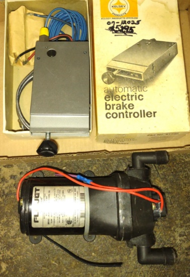 VINTAGE KELSEY BRAKE CONTROLLER & FLOWJET PUMP
