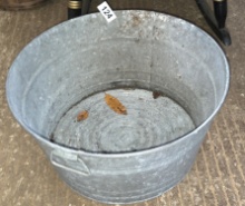 GALVANIZED TUB - 18" DIA - PICK UP ONLY