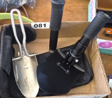 2 CAMPING SHOVELS