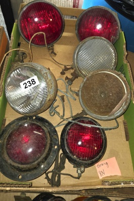 Vintage 8n Tractor Lights, Etc. - Pick Up Only