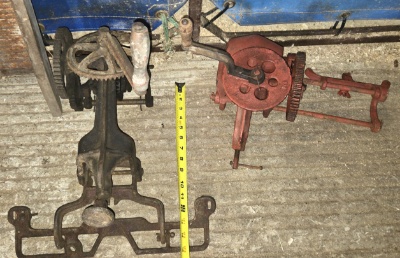 Vintage Cast Iron Sickel Mower Blade Sharpeners? - Pick Up Only