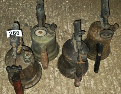 4 Vintage Blow Torches - Pick Up Only