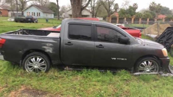 2007 Nissan Titan Pickup Truck, VIN # 1N6AA67A77W212842