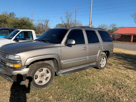 2002 Chevrolet Tahoe Multipurpose Vehicle (MPV), VIN # 1GNEC13Z12J263681