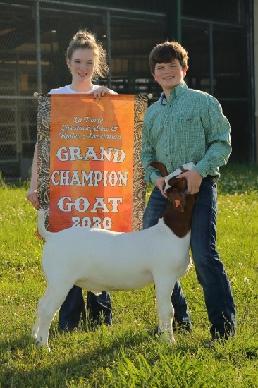Grand Champion Goat - Christopher Zupan - La Porte Jr. FFA - 7th Grade