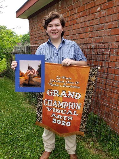 Grand Champion Visual Arts - Carson Couch - La Porte 4H - 12th Grade