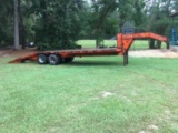 25' Flatbed Gooseneck Trailer