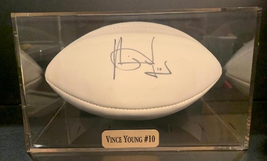 Wilson National Football League Autographed Football "Vince Young"