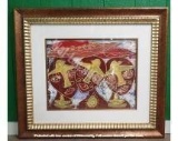 Original w/ Red & Gold Frame 2'10