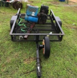 Lawn Mower Trailer - Trailer Only (Does NOT include Miller Bobcat **See Lot 57**)