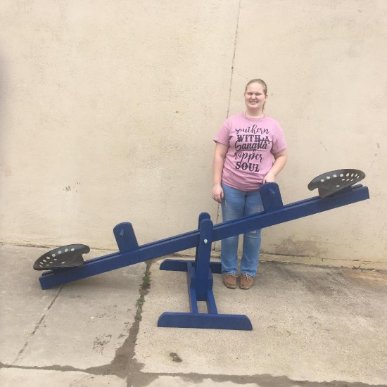 Blue SeeSaw - Hayley Hajek - Groveton FFA