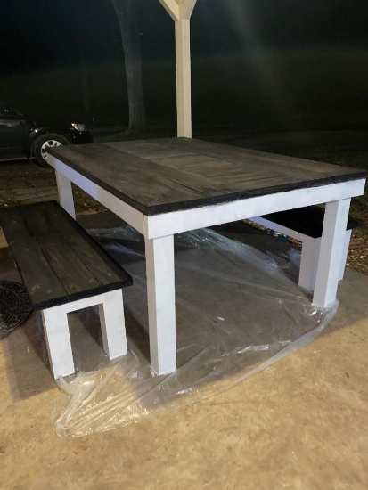 6' x 4' Table & Bench Set - Kayla Mott - Centerville FFA