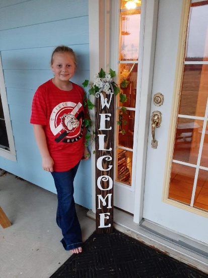 Welcome Door Sign - Laura Rogers - Centerville 4H