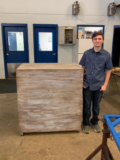 42" x 29" x 46" Laundry Cabinet - Tanner Smith - Apple Springs FFA
