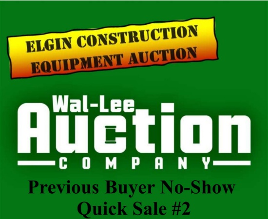 Elgin Construction Quick Sale #2