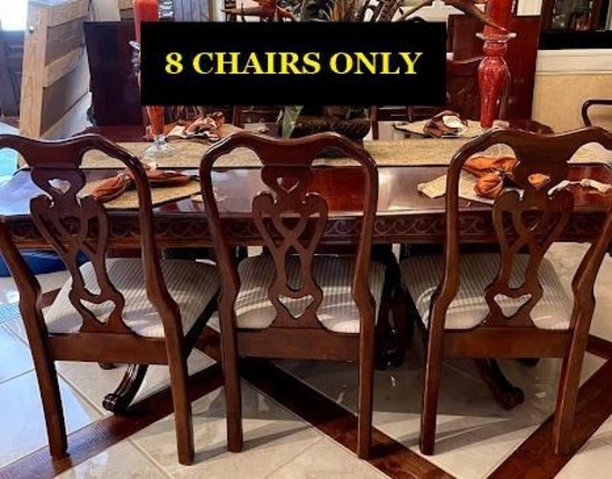 Set of 8 Pennsylvania House Dining room chairs (cherry)