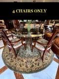 Set of 4 dining chairs