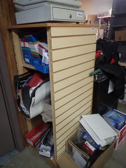Used Wood Shelving Unit