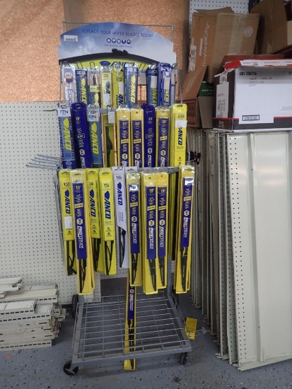 Misc Wipers and Display Rack - Qty - 122
