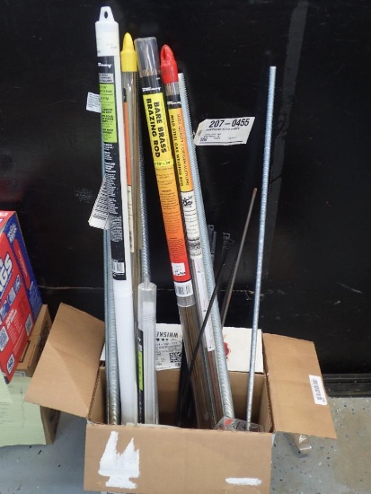 Misc Thread Rods and Zip Ties - Qty - 29