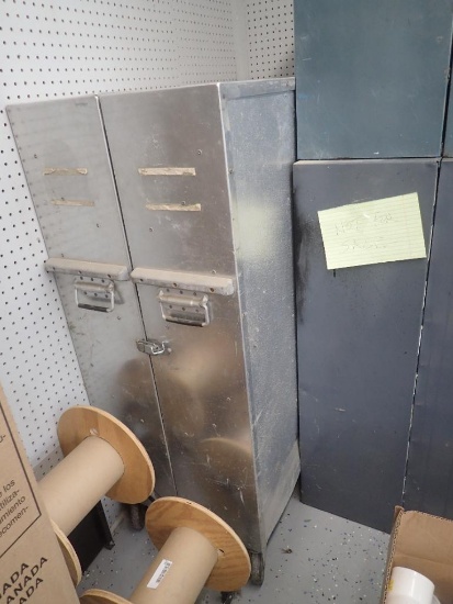 Used 44"X46" Foldable 4 Shelf Cabinet on Casters - Qty - 1