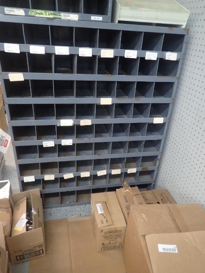 Used 34"x42" Metal Cabinet w/ 72 Slots - Qty - 2
