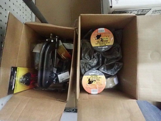 Misc Gate Sticker Plates and Mig Wire - Qty - 16