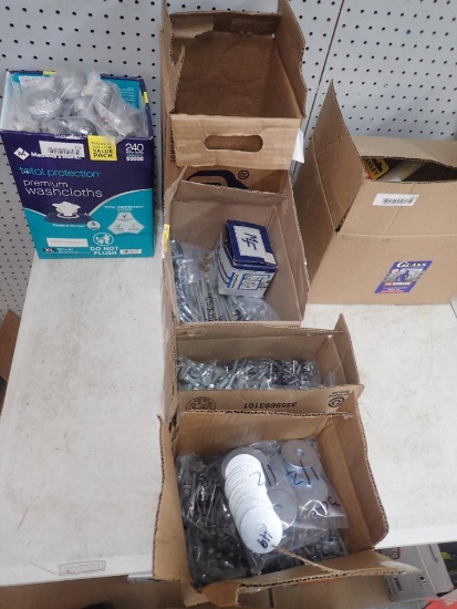 Misc Screws, Bolts, Nuts, Washers - Qty - 3,178