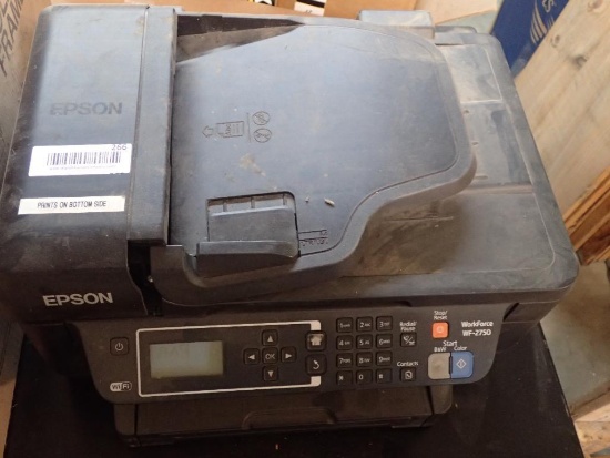 Used Epson Workforce Printer/Fax WF-2750 - Qty - 1