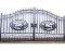 Unused 2022 Greatbear 14ft Bi-Parting Iron Gate. With artwork 
