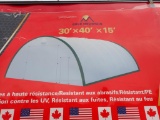 Unused 2022 Gold Mountain - S304015R-PE Dome Storage Shelter. CSA/TUV Snow Rating Test Report;SGS