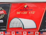 Unused 2022 Golden Mount- S203012R-300gsm PE Dome Storage ShelterCSA/TUV Snow Rating Test Report;SGS
