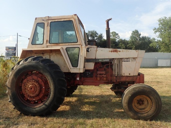 Early 1970's 1175 CASE Tractor 451 Turbo 125 Horse Power with new batteries and ignition switch