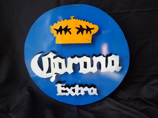 Metal Corona Sign