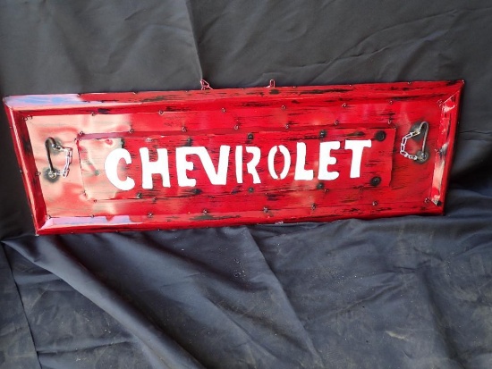 Metal Chevy Sign