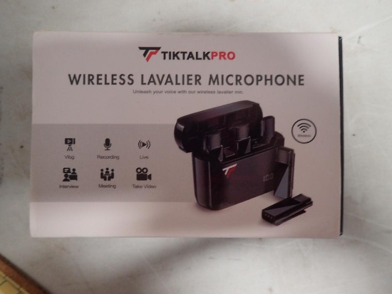 TikTalk Pro Wireless Lavalier Microphone
