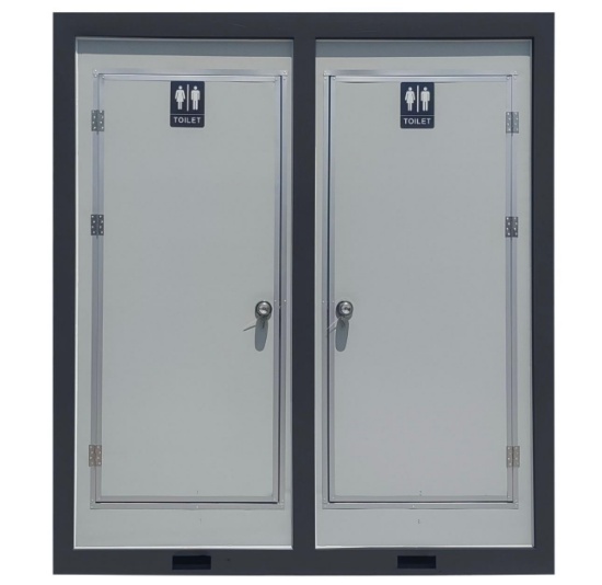 Portable Double Restroom