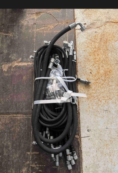 Set of Mini Ex/Mini Skid Hydraulic Hoses