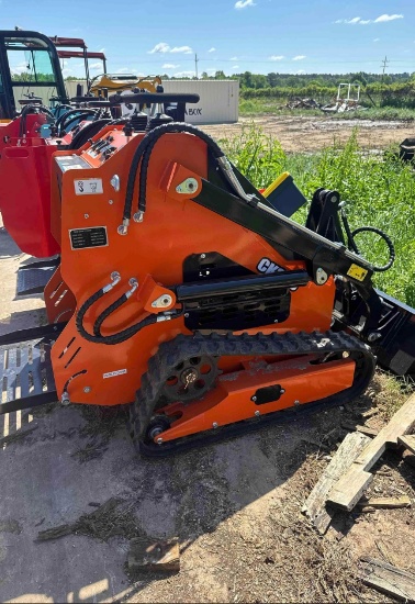 CK36C Orange Mini Skid Steer Loader