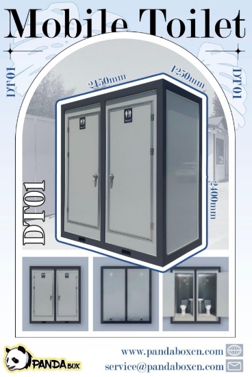 Portable Double Restroom