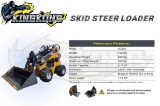 XG360 Mini Skid Steer Loader-Wheeled