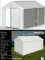 12ftx20ft Single Garage Metal Shed - Model # K1220