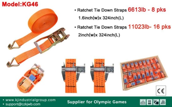 Ratchet Tie Down Straps - Model # KG46