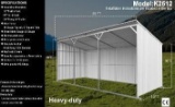 25FTx12FT Livestock Metal Shed - Model # K2512