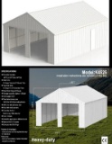 45FTx25FT Double Garage Steel Barn Shed - Model # K4525