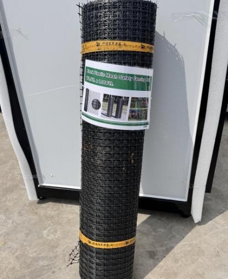 Plastic Mesh Safety Fencing Roll 4.9ft .x164ft - Qty - 3